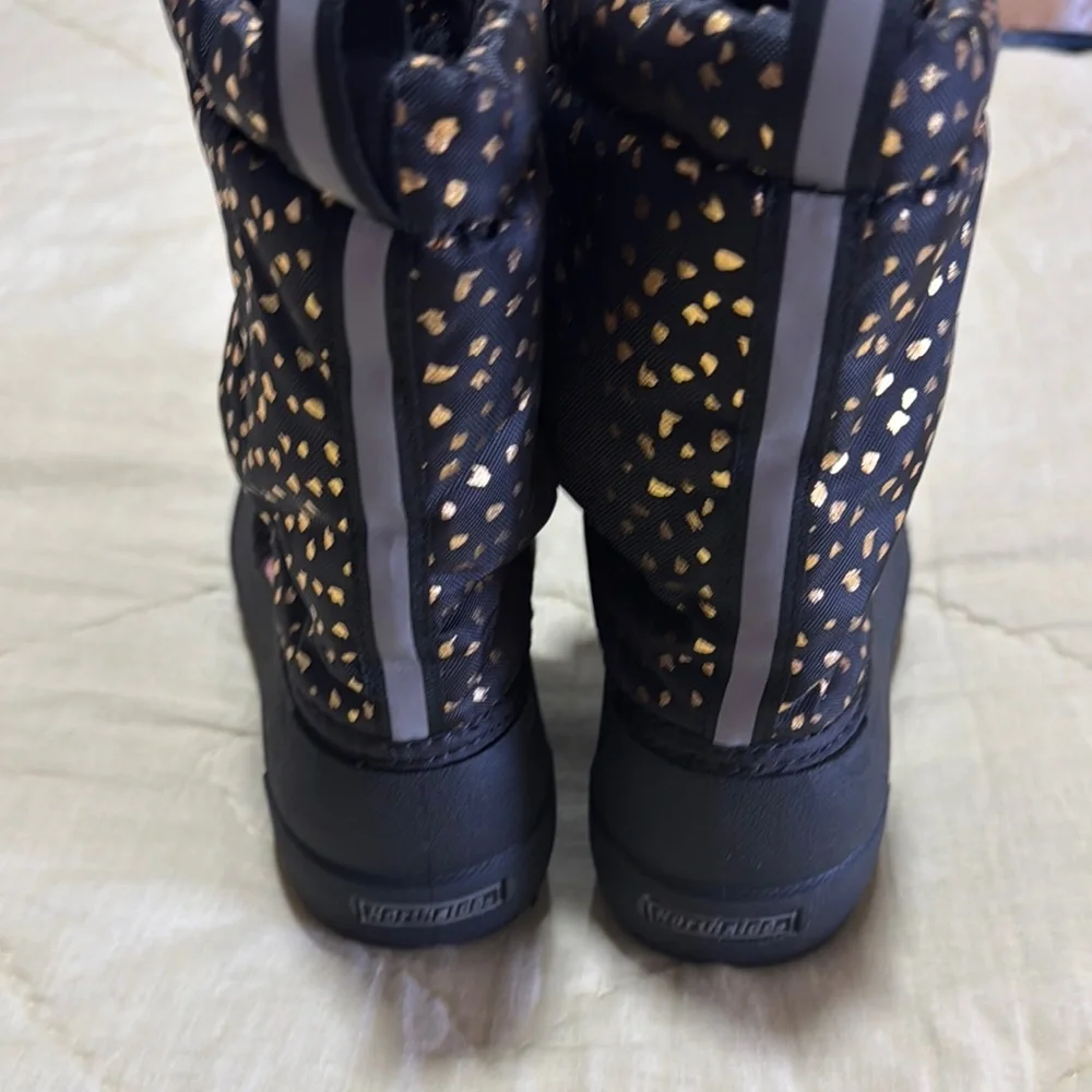 Northside Black Boots with Gold Speckles